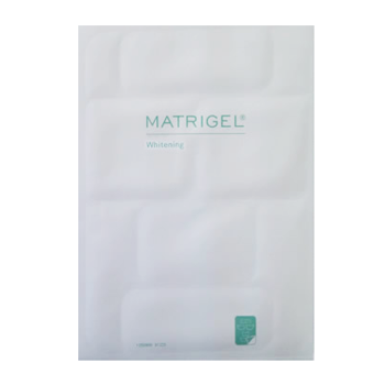 Матригель лифтинг-маска для лица осветляющая (5 белых пластин + надпись) Matrigel Whitening Face Set Janssen Cosmetics / Янсен Косметикс