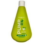 Мятная освежающая зубная паста с экстрактом гвоздики, 300 мл Pump It Up Herbal Mint Toothpaste Consly / Консли