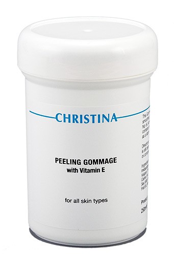 Пилинг-гоммаж с витамином Е для всех типов кожи 250мл | Christina Fresh 