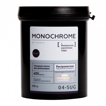 Ультрамягкая сахарная паста для шугаринга Монохром 800 гр MONOCHROME GLORIA / Глория