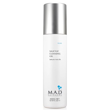 Очищающий гель с 2% салициловой кислотой, 200 мл Salicylic Cleansing Gel M.A.D Skincare