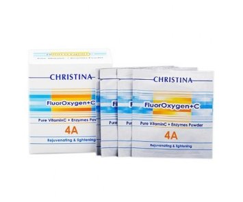 Пудра с энзимами и витамином С (шаг 4а) 30* 5 мл FluorOxygen+C Pure Vitamin C + Enzymes Powder  Christina / Кристина