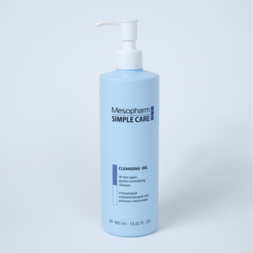 Очищающий нормализующий гель 400 мл CLEANSING GEL Simple Care Мезофарм / Mesopharm professional