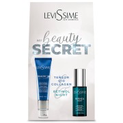 Набор: Ночной крем с ретинолом Retinol Cream 50 мл + Укрепляющий крем Tensor Q10 Collagen, 50 мл Beauty Secret Pack LeviSsime / Левиссим