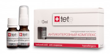 Гиалуроновая кислота + Антикуперозный комплекс  3 Х 10 мл | TETe Cosmeceutical / Hyaluronic acid + Anticouperose