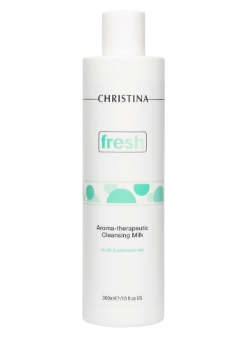 Арома-терапевтическое очищающее молочко для жирной и комбинированной кожи 300 мл, 900 мл Fresh Aroma Therapeutic Cleansing Milk for oily and combination skin | Christina