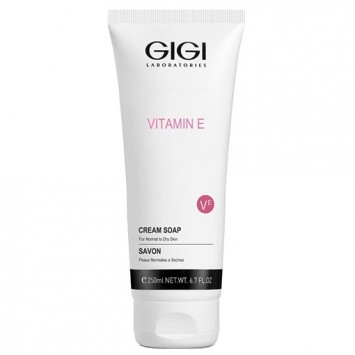 Мыло жидкое для сухой и обезвоженной кожи 250 мл Vitamin E Cream Soap GiGi / ДжиДжи