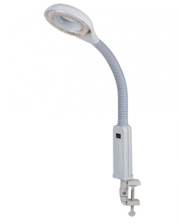 Лампа-лупа на струбцине со светодиодной подсветкой L-131L / Gezatone