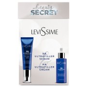 Набор: HA Ultrafiller Cream SPF 50 + HA Ultrafiller Serum Beauty Secret Pack Ultrafiller LeviSsime / Левиссим