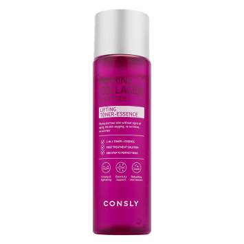 Укрепляющий тонер-эссенция с коллагеном и пептидами, 200 мл Marine Collagen & Peptides Lifting Toner-Essence Consly / Консли