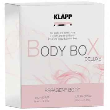 Набор для ухода за телом 2*200 мл "Deluxe" REPAGEN BODY KLAPP Cosmetics / КЛАПП Косметикс