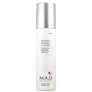 Очищающий гель с миндальной кислотой для глубокого увлажнения, 200 мл Mandelic Refining Cleanser M.A.D Skincare