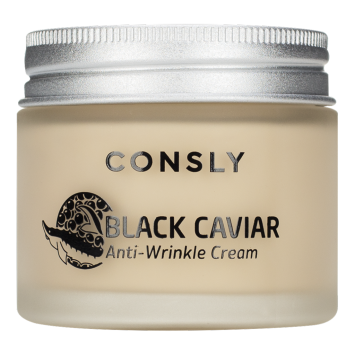 Крем для лица против морщин с экстрактом черной икры, 70 мл Black Caviar Anti-Wrinkle Cream Consly / Консли