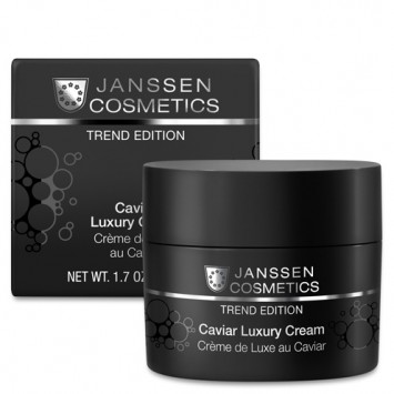Роскошный обогащенный крем с экстрактом чёрной икры 50 мл, 150 мл Caviar Luxury Cream Janssen Cosmetics / Янсен Косметикс
