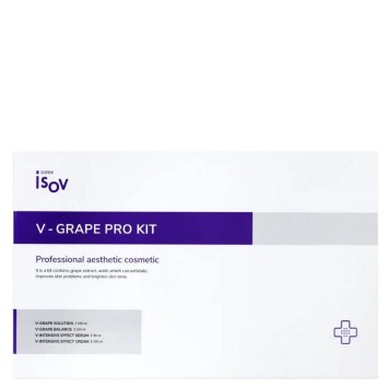 Набор: Карбокси-терапия и пилинг с детокс-эффектом 1 набор V-Grape Pro Kit  Isov Sorex / Изов (Южная Корея)