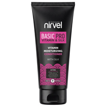 Кондиционер увлажняющий с витаминами и шелком 250 мл, 1000 мл Vitamin & Silk Basic PRO Nirvel / Нирвель 