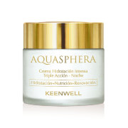 Ночной интенсивно увлажняющий крем тройного действия, 80 мл Aquasphera Intense Moisturizing Triple Action Night Cream Keenwell / Кинвелл