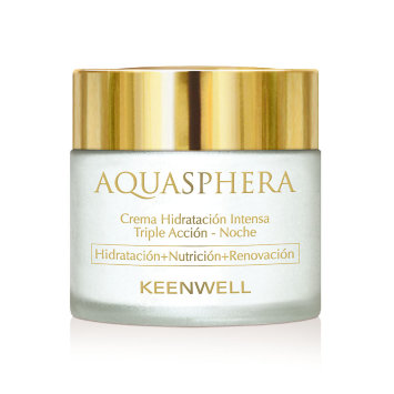 Ночной интенсивно увлажняющий крем тройного действия, 80 мл Aquasphera Intense Moisturizing Triple Action Night Cream Keenwell / Кинвелл