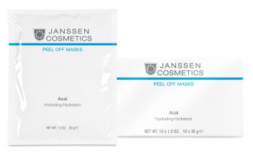 Альгинатная anti-age маска с ягодами асаи 10 x 30 гр Acai Hydrating Janssen Cosmetics / Янсен Косметикс
