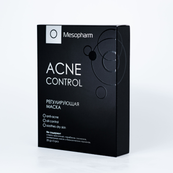 Регулирующая маска 5 шт ACNE CONTROL Мезофарм / Mesopharm professional