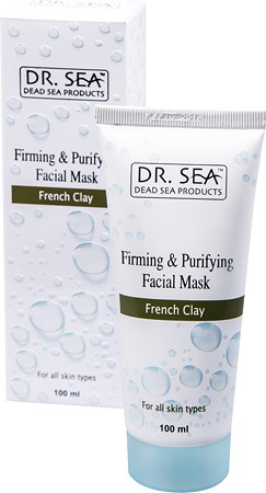 Укрепляющая и очищающая маска для лица  с французской глиной 100 мл Firming & Purifying Facial Mask French Clay / Dr. Sea