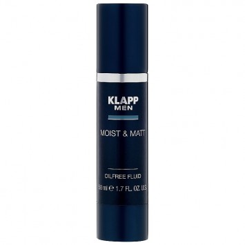 Увлажняющий и матирующий флюид 50 мл MEN Moist & Matt Oilfree Fluid KLAPP Cosmetics / КЛАПП Косметикс