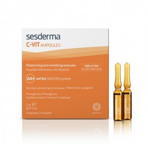 Средство в ампулах с витамином С 10 шт х 1.5 мл C-Vit Ampoules Sesderma / Сесдерма