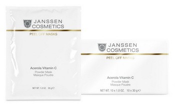 Розовая моделирующая маска с ацеролой и витамином С 10 x 30 гр, 500 гр Acerola Vitamin C Mask  Janssen Cosmetics / Янсен Косметикс