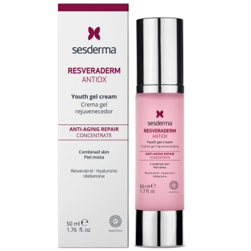 Концентрированный омолаживающий крем 50 мл Resveraderm Antiox Crema Sesderma / Сесдерма