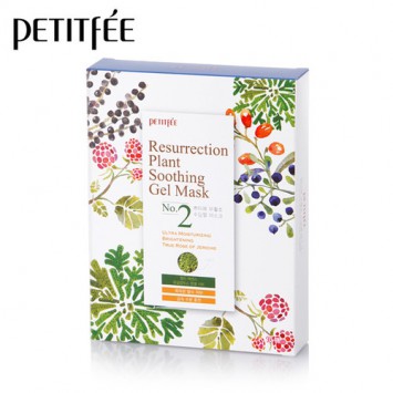 Маска для лица с ИЕРИХОНСКОЙ РОЗОЙ 30 гр​ Resurrection Plant Soothing Gel Mask / PETITFEE