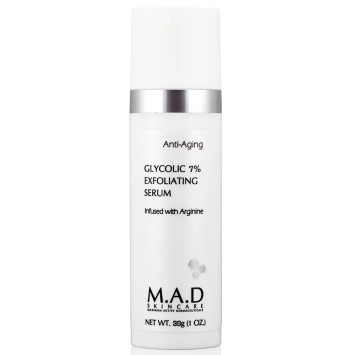 Отшелушивающая сыворотка с 7% гликолевой кислотой, 30 гр Glycolic 7% Exfoliating Serum M.A.D Skincare