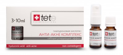 Гиалуроновая кислота + Анти-акне комплекс 3X10 мл | TETe Hyaluronic  Acid + Anti-Acne Complex