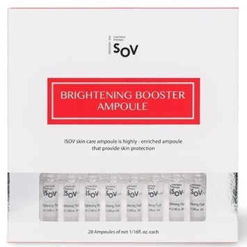 Сыворотка Сияние и осветление тона кожи 2 мл, 2 мл*20 шт Brightening Booster Ampoule / Isov Sorex / Изов (Южная Корея)