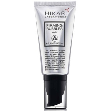 Кислородная маска для лица с эффектом микро-массажа 50 мл, 100 мл Firming Bubbles Mask Hikari / Хикари