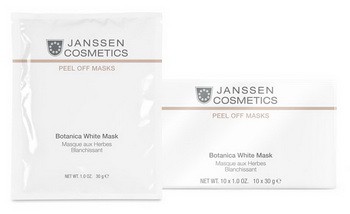 Осветляющая моделирующая маска 10 x 30 гр Botanical White Mask Janssen Cosmetics / Янсен Косметикс