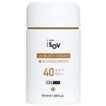 Солнцезащитный крем 50 мл UV Block SPF 40++ / Isov Sorex