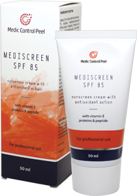 Солнцезащитный крем для всех типов кожи , 50мл Mediscreen SPF 85 / MedicControlPeel