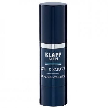 Концентрат для ухода за бородой и кожей лица 15 мл Men Soft & Smooth Concentrate KLAPP Cosmetics / КЛАПП Косметикс