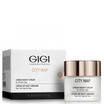 Ночной омолаживающий крем для всех типов кожи 50 мл, 200 мл City Nap Urban Night Cream GiGi / ДжиДжи