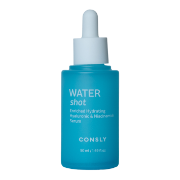 Увлажняющая сыворотка с гиалуроновой кислотой и ниацинамидом, 50 мл WATER SHOT Enriched Hydrating Hyaluronic and Niacinamide Serum Consly / Консли